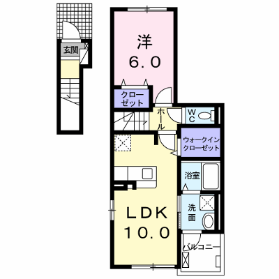 フリージアⅠ 204【管理NO：1-027363101-02040】 ★家具家電は申し込み後に搬入します 2026年09月中旬入居可能の外観画像