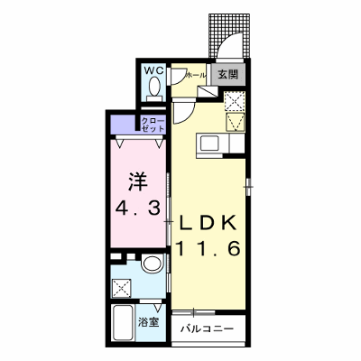 ビリーブ　コガネ 101【管理NO：1-028278501-01010】 ★家具家電は申し込み後に搬入します★ ★2026年11月中旬入居可能★の外観画像