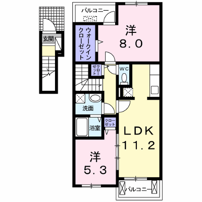 ハピネスハウスⅡ 202【管理NO：1-017107701-02020】 ★家具家電は申し込み後に搬入します★ ★2026年09月中旬入居可能★の外観画像