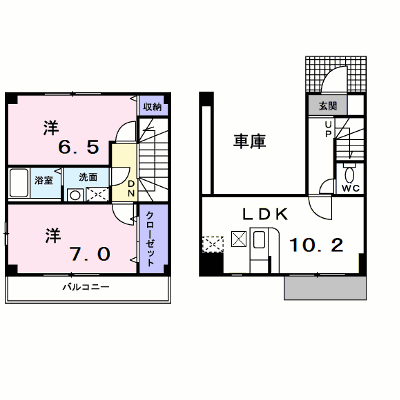 ヒルズ中田 102【管理NO：1-012332001-01020】 ★家具家電は申し込み後に搬入します★ ★2026年09月中旬入居可能★の外観画像