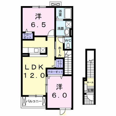 インペリアルＢ 202【管理NO：1-013661802-02020】 ★家具家電は申し込み後に搬入します★ ★2026年09月中旬入居可能★の外観画像