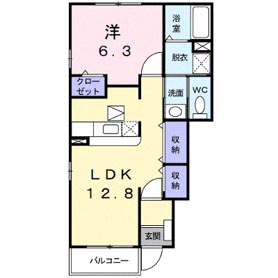 ＷＩＳＨ　Ⅱ 101【管理NO：1-013965902-01010】 ★家具家電は申し込み後に搬入します★ ★2026年08月下旬入居可能★の外観画像