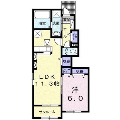 リベルタ　Ⅱ 103【管理NO：1-024950802-01030】 ★家具家電は申し込み後に搬入します★ ★2026年09月中旬入居可能★の外観画像