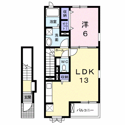 ファイン・ゼファー 202【管理NO：1-019244901-02020】 ★家具家電は申し込み後に搬入します★ ★2026年08月中旬入居可能★の外観画像