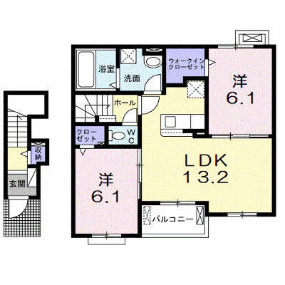 ラ　ヴェローナ 203【管理NO：1-026346301-02030】 ★家具家電は申し込み後に搬入します★ ★2027年01月中旬入居可能★の外観画像
