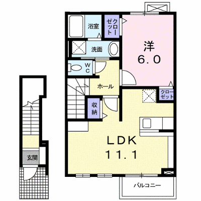 コリーヌ 202【管理NO：1-015524601-02020】 ★家具家電は申し込み後に搬入します 2026年09月上旬入居可能の外観画像