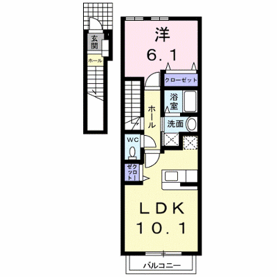 ソレイユカヤノ 205【管理NO：1-014750301-02050】 ★家具家電は申し込み後に搬入します 2026年09月上旬入居可能の外観画像