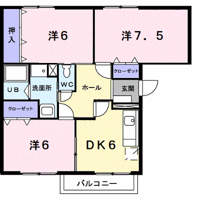 ヒルサイド幸水　弐番館 101【管理NO：1-005363202-01010】 ★家具家電は申し込み後に搬入します★ ★2026年09月上旬入居可能★の外観画像
