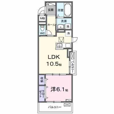 Ａ・カーサ　フェリーチェ 101【管理NO：1-027995101-01010】 ★家具家電は申し込み後に搬入します★ ★2026年09月上旬入居可能★の外観画像