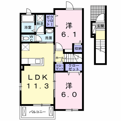 キンモクセイ 203【管理NO：1-022259701-02030】 ★家具家電は申し込み後に搬入します★ ★2026年09月中旬入居可能★の外観画像