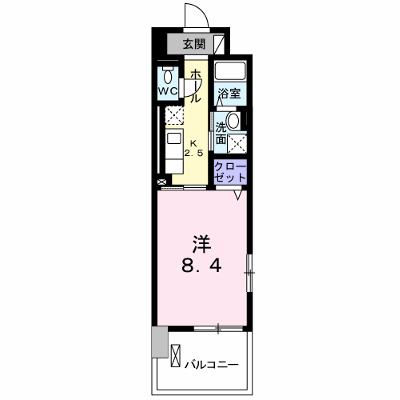 ラ・ロゼベールⅡ 401【管理NO：1-017165701-04010】 ★家具家電は申し込み後に搬入します★ ★2026年09月中旬入居可能★の外観画像