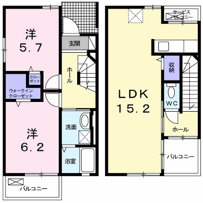 クレーヴェル 104【管理NO：1-017249301-01040】 ★家具家電は申し込み後に搬入します★の外観画像