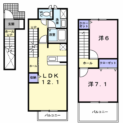 エミネント・チナセ 205【管理NO：1-013142401-02040】 ★家具家電は申し込み後に搬入します★ ★2026年10月上旬入居可能★の外観画像