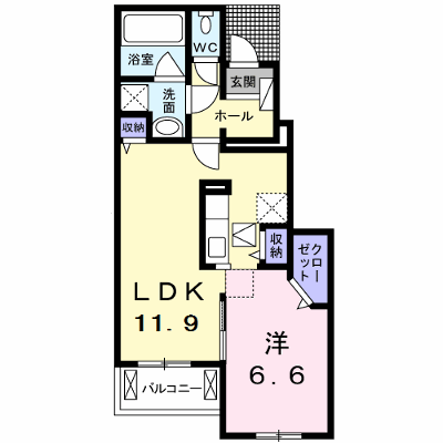 プランドールＢ 102【管理NO：1-022901102-01020】 ★家具家電は申し込み後に搬入します★ ★2026年09月中旬入居可能★の外観画像