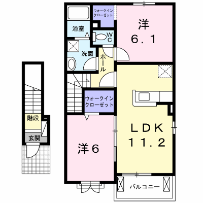 エスポワールＢ 203【管理NO：1-020889902-02030】 ★家具家電は申し込み後に搬入します★ ★2026年09月下旬入居可能★の外観画像