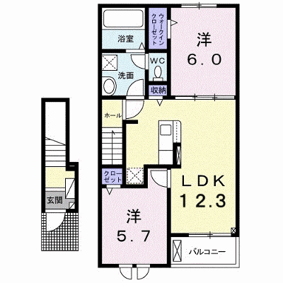 ザ　マヨン　Ⅰ 203【管理NO：1-026700201-02030】 ★家具家電は申し込み後に搬入します★ ★2026年10月中旬入居可能★の外観画像