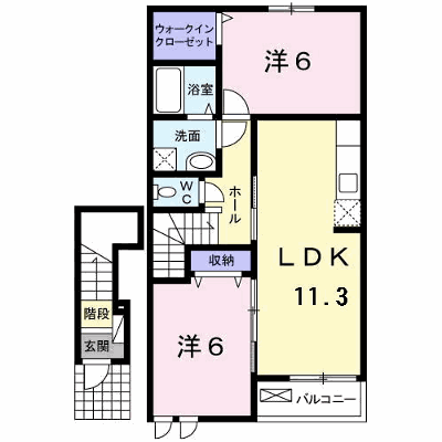 エスペランサ　ひな 202【管理NO：1-017852301-02020】 ★家具家電は申し込み後に搬入します★ ★2026年09月中旬入居可能★の外観画像