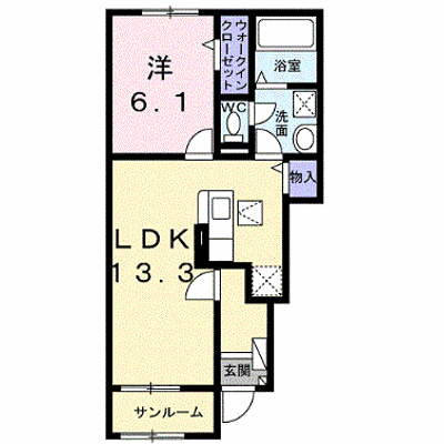 メゾン・ド・リアン　Ⅰ 102【管理NO：1-028523501-01020】 ★家具家電は申し込み後に搬入します★ ★2027年01月下旬入居可能★の外観画像