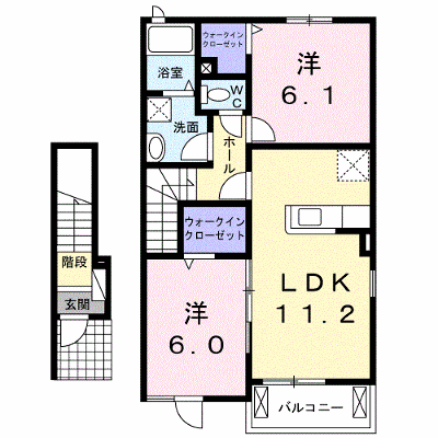 ミキ・ブルック　Ｂ 202【管理NO：1-022390202-02020】 ★家具家電は申し込み後に搬入します★ ★2026年08月下旬入居可能★の外観画像