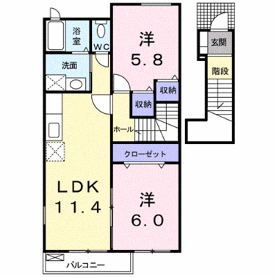 メゾン・シャンボール 205【管理NO：1-015517201-02050】 ★家具家電は申し込み後に搬入します★ ★2026年09月中旬入居可能★の外観画像