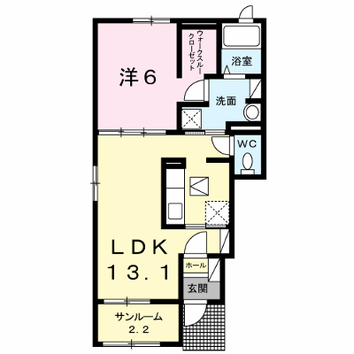 メゾンドール・ハナミズキⅢ 101【管理NO：1-024364103-01010】 ★家具家電は申し込み後に搬入します 2026年10月上旬入居可能の外観画像