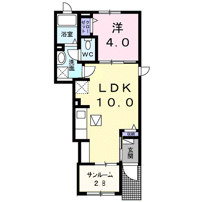 サンリットＭ＆Ｋ祇園　Ⅱ 104【管理NO：1-025646302-01040】 ★家具家電は申し込み後に搬入します★ ★2026年09月中旬入居可能★の外観画像