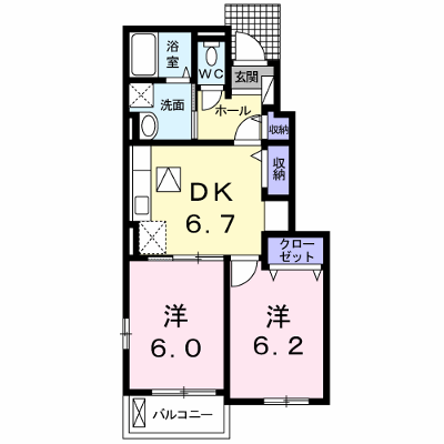 シュティル　Ａ 104【管理NO：1-022791501-01040】 ★家具家電は申し込み後に搬入します★ ★2026年10月上旬入居可能★の外観画像