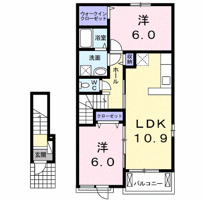 ＬＵＣＥ　Ⅰ 202【管理NO：1-024039701-02020】 ★家具家電は申し込み後に搬入します★ ★2026年09月中旬入居可能★の外観画像
