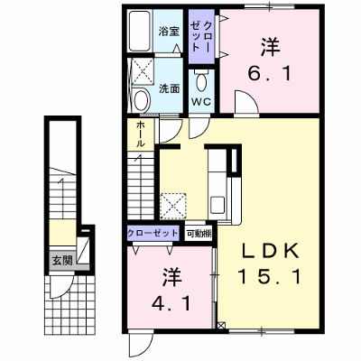 ウインドブレイク 202【管理NO：1-020591301-02020】 ★家具家電は申し込み後に搬入します★ ★2026年10月上旬入居可能★の外観画像