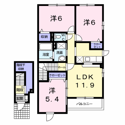 サンキャッスルＳ・Ⅰ 203【管理NO：1-014412401-02030】 ★家具家電は申し込み後に搬入します★ ★2026年09月中旬入居可能★の外観画像
