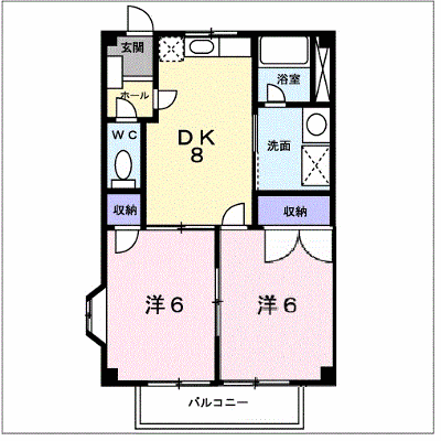 トレジャー２号館 204【管理NO：1-007308501-02040】 ★家具家電は申し込み後に搬入します★の外観画像