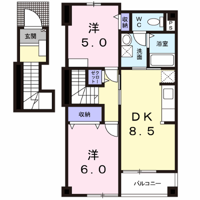 ニューウィングＡ 202【管理NO：1-012738001-02020】 ★家具家電は申し込み後に搬入します★ ★2026年09月中旬入居可能★の外観画像