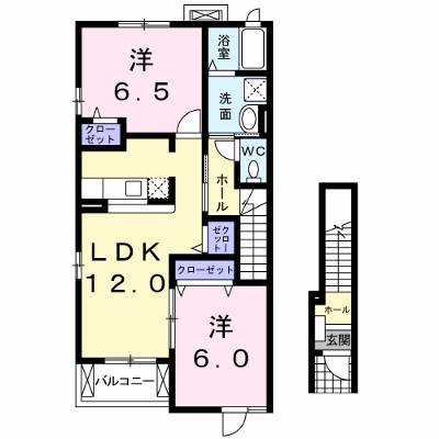 サンライズＡ 201【管理NO：1-014318001-02010】 ★家具家電は申し込み後に搬入します★ ★2026年09月中旬入居可能★の外観画像