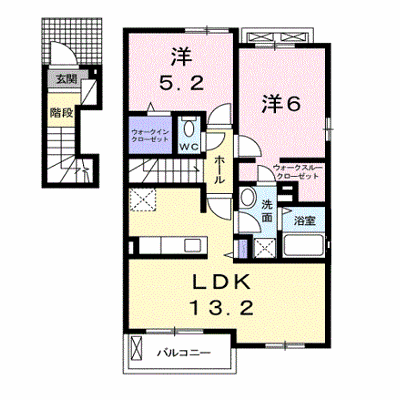 ブルーメンパルクⅠ 201【管理NO：1-022086601-02010】 ★家具家電は申し込み後に搬入します★ ★2026年09月中旬入居可能★の外観画像