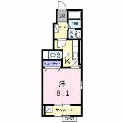 カーサ　エヌ 101【管理NO：1-020713401-01010】 ★家具家電は申し込み後に搬入します★ ★2026年09月中旬入居可能★の外観画像
