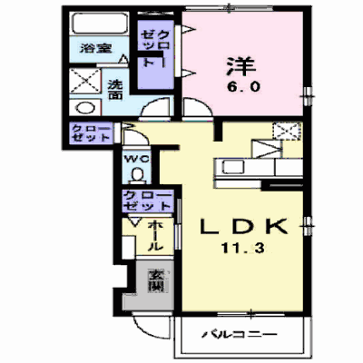 Ｑ－フロンティアⅡ 106【管理NO：1-017651101-01050】 ★家具家電は申し込み後に搬入します★ ★2026年09月中旬入居可能★の外観画像