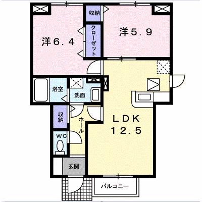 カファーラ・Ｄ 104【管理NO：1-012677701-01040】 ★家具家電は申し込み後に搬入します★ ★2026年09月中旬入居可能★の外観画像