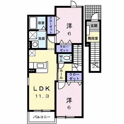 イーリス 203【管理NO：1-013730801-02030】 ★家具家電は申し込み後に搬入します 2026年09月上旬入居可能の外観画像