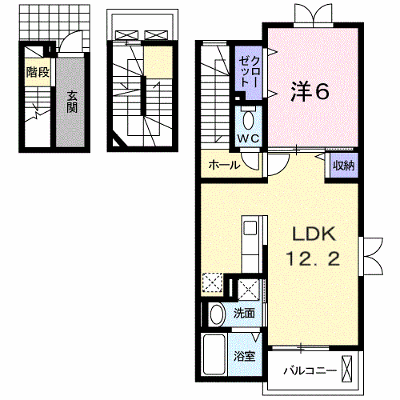 エレガントヒル参番館 301【管理NO：1-017262201-03010】 ★家具家電は申し込み後に搬入します 2026年08月下旬入居可能の外観画像