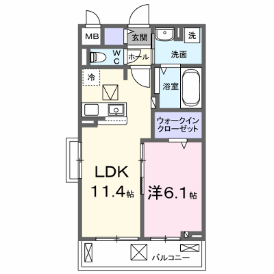 ヤングウッズ港町 105【管理NO：1-028516001-01050】 ★家具家電は申し込み後に搬入します★ ★2026年09月下旬入居可能★の外観画像