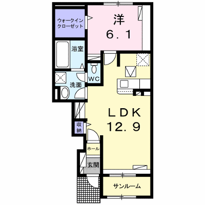 ジラソーレ 105【管理NO：1-025442801-01050】 ★家具家電は申し込み後に搬入します★ ★2026年08月下旬入居可能★の外観画像