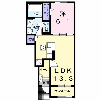 プラーンドルⅩⅡ 103【管理NO：1-027099801-01030】 ★家具家電は申し込み後に搬入します★ ★2026年08月下旬入居可能★の外観画像