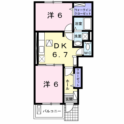 フォレストヴィラＢ 102【管理NO：1-017057502-01020】 ★家具家電は申し込み後に搬入します★ ★2026年09月上旬入居可能★の外観画像