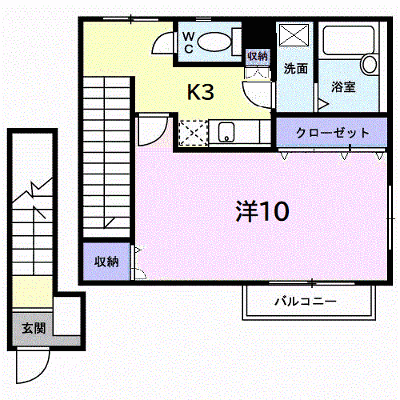 ヴィラアベニュー　２ 203【管理NO：1-009369201-02030】 ★家具家電は申し込み後に搬入します★ ★2026年09月上旬入居可能★の外観画像
