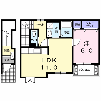 レ・セーナⅡ 203【管理NO：1-019624401-02030】 ★家具家電は申し込み後に搬入します★ ★2026年09月中旬入居可能★の外観画像