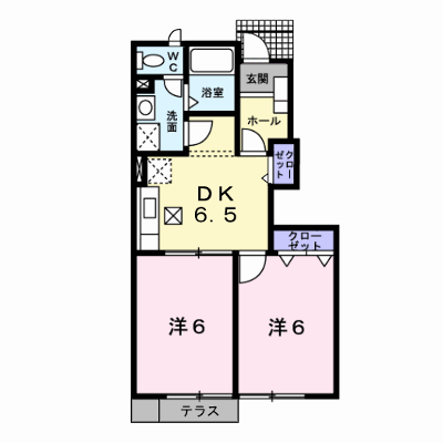 クリサンセマム 103【管理NO：1-010991701-01030】 ★家具家電は申し込み後に搬入します★の外観画像