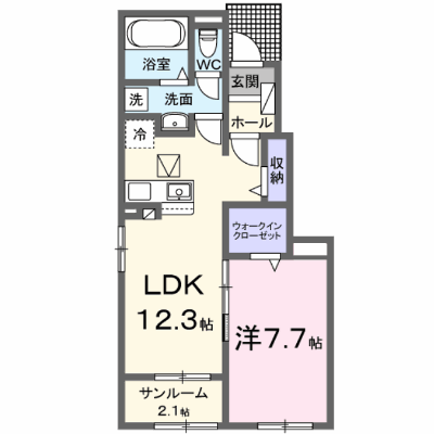 レジデンス界 104【管理NO：1-028425601-01040】 ★家具家電は申し込み後に搬入します★ ★2027年01月上旬入居可能★の外観画像