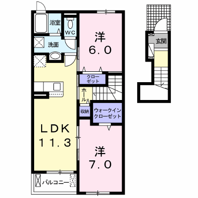 Ｃａｓａ　Ｓｏｌｅｉｌ 202【管理NO：1-026063301-02020】 ★家具家電は申し込み後に搬入します★ ★2026年09月上旬入居可能★の外観画像