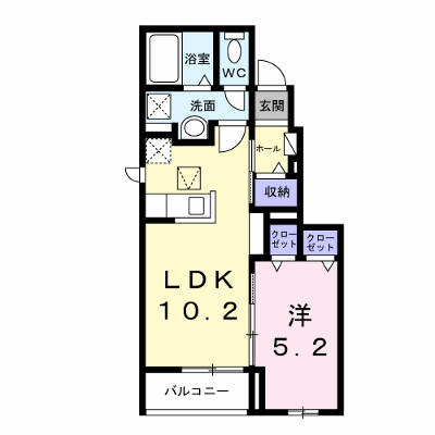 ＯＫＵＳＡＷＡ　ＣＯＵＲＴ 102【管理NO：1-028575801-01020】 ★家具家電は申し込み後に搬入します★ ★2026年10月上旬入居可能★の外観画像