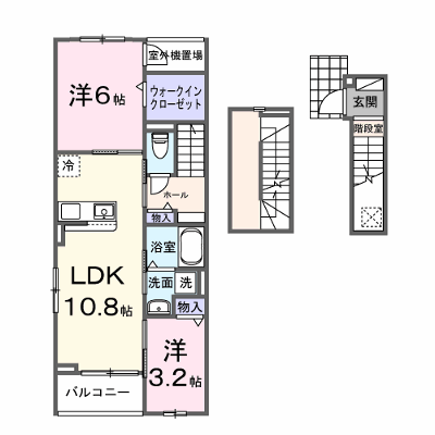 フォーロ・デル・コート辻 306【管理NO：1-028678401-03050】 ★家具家電は申し込み後に搬入します★ ★2026年12月上旬入居可能★の外観画像